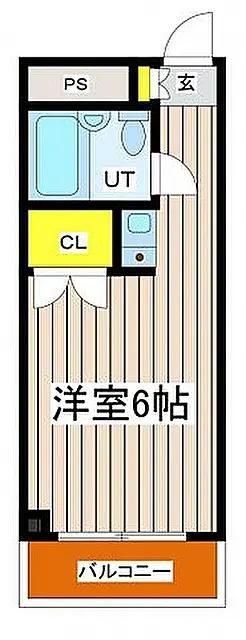 東京都三鷹市下連雀3丁目のマンションの間取