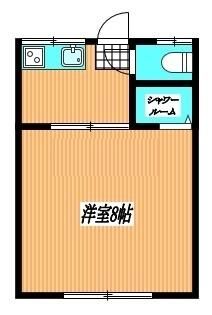 東京都武蔵野市西久保3丁目のアパートの間取