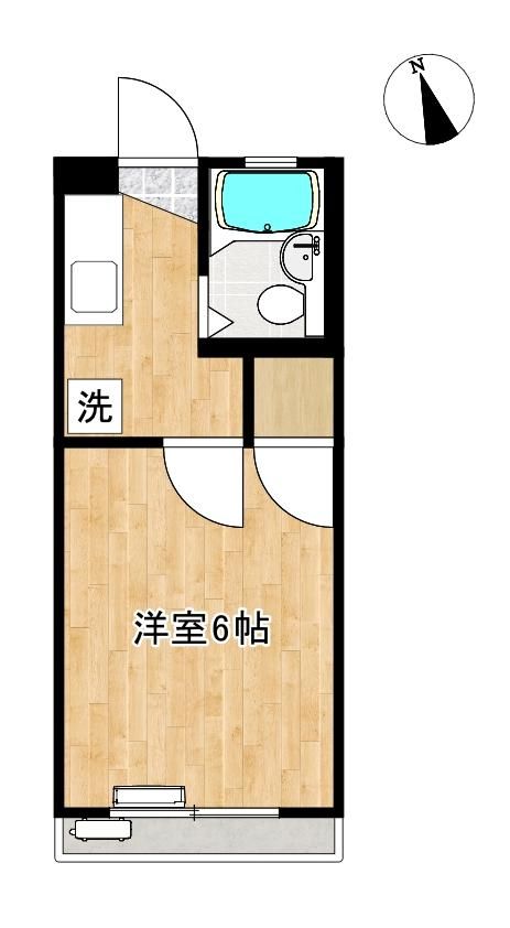 東京都武蔵野市西久保3丁目のマンションの間取