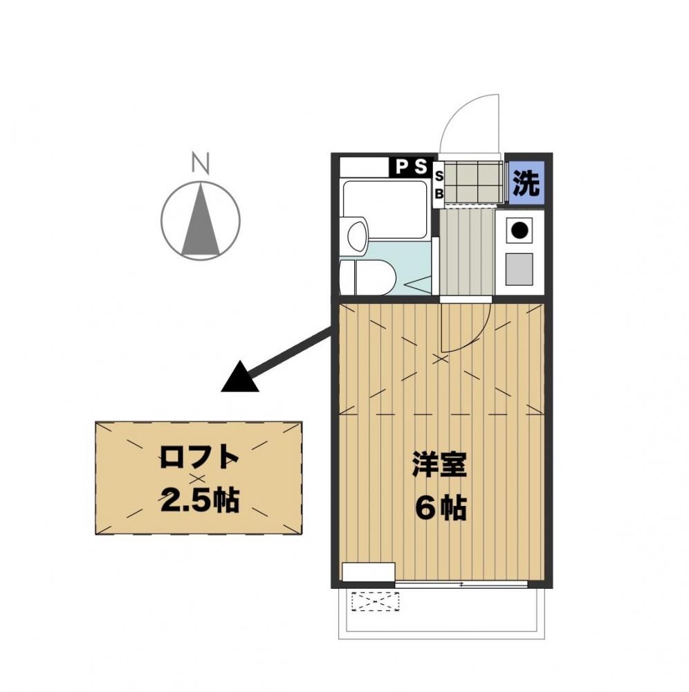 東京都武蔵野市吉祥寺本町4丁目のアパートの間取