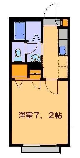 東京都武蔵野市中町2丁目のアパートの間取