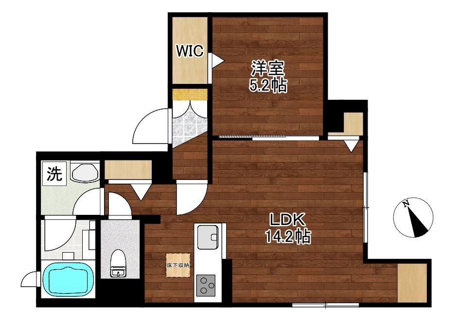 東京都武蔵野市吉祥寺北町2丁目のマンションの間取