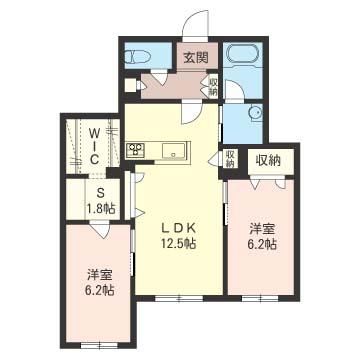 東京都三鷹市上連雀3丁目のマンションの間取
