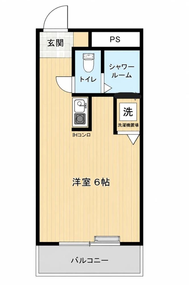 東京都三鷹市下連雀3丁目のマンションの間取