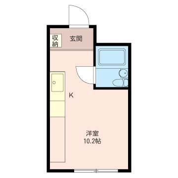 東京都三鷹市上連雀4丁目のマンションの間取